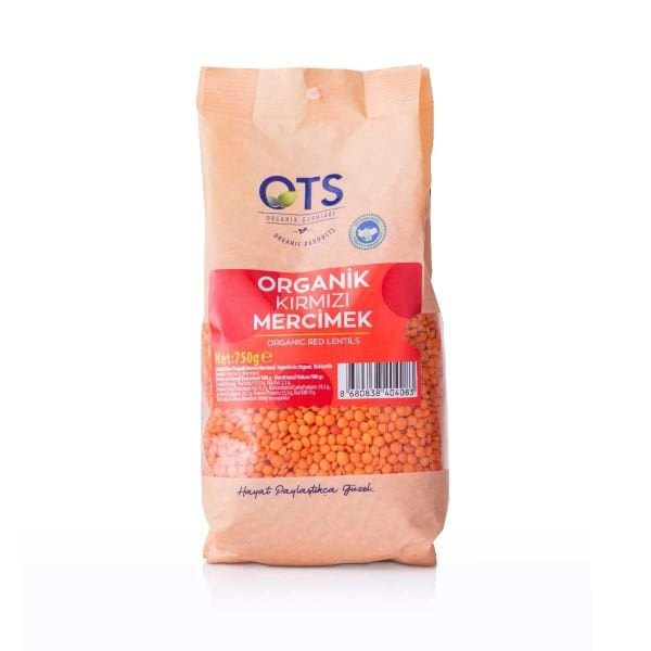 Ots Organik Kırmızı Mercimek 750 G