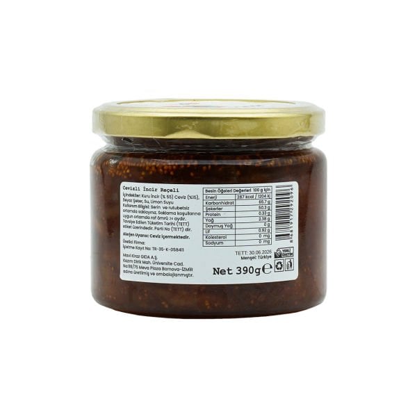 Cevizli Kuru İncir Reçeli 390 G