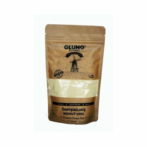 Gluno Glutensiz Ön Pişirilmiş Nohut Unu 250 G