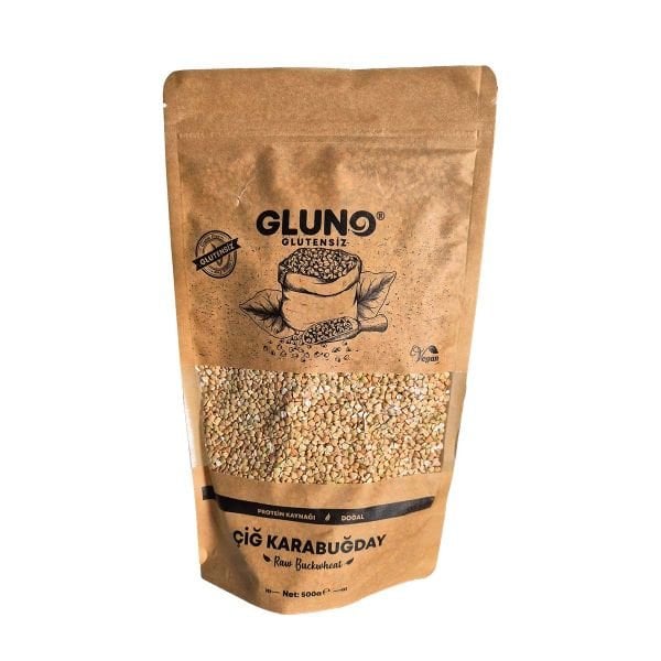 Gluno Glutensiz Çiğ Karabuğday Tane 500 G