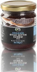 Organik Siyah Zeytin Ezmesi Sade 180 G