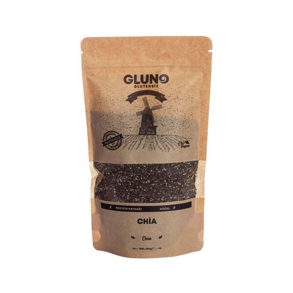 Gluno Glutensiz Chia 250 gr