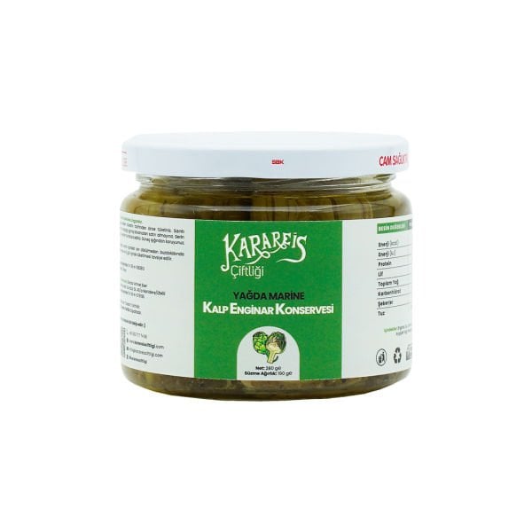 Yağda Marine Kalp Enginar Konservesi 370 cc