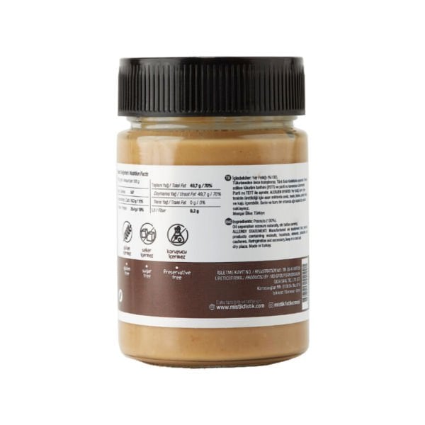 Mıstık Fıstık Sade Yer Fıstığı Ezmesi 300 gr