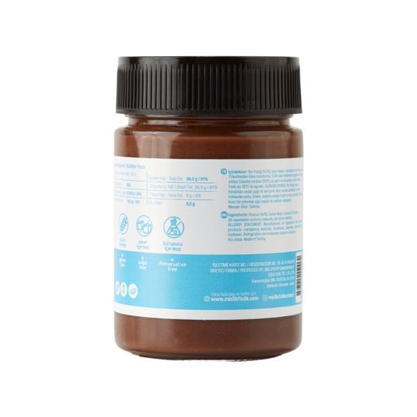 Mıstık Fıstık Ham Kakaolu Yer Fıstığı Ezmesi 300 gr