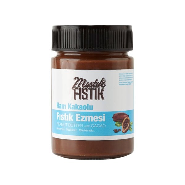 Mıstık Fıstık Ham Kakaolu Yer Fıstığı Ezmesi 300 gr