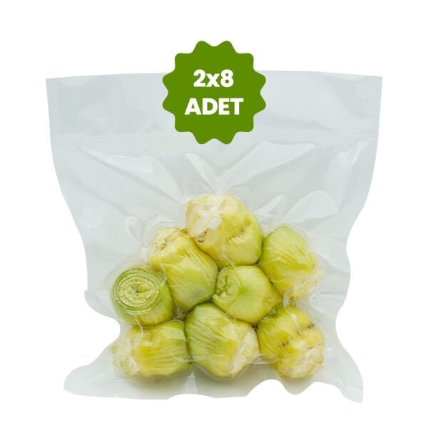 16 Adet Kalp Enginar 8'li Vakumlu Pakette