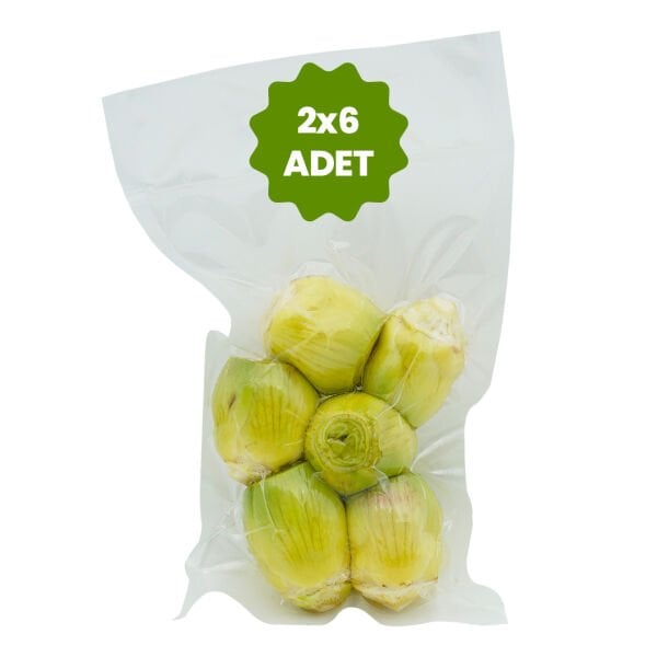 12 Adet Kalp Enginar 6'lı Vakumlu