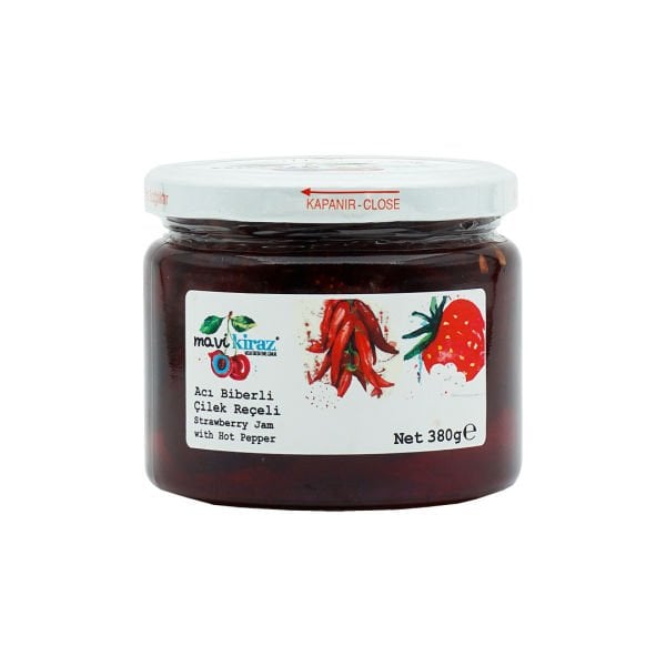 Acı Biberli Çilek Reçeli 380 G