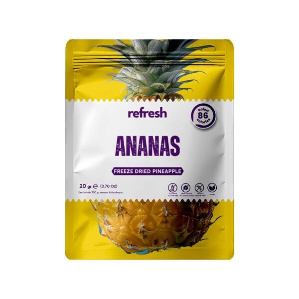 Freeze Dried Ananas 20 Gr