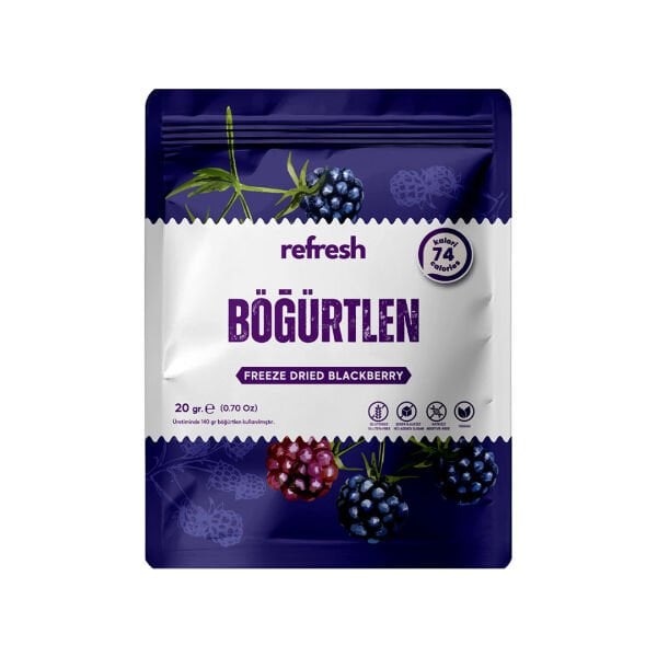 Freeze Dried Böğürtlen 20 Gr