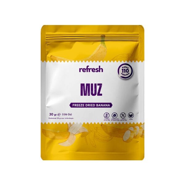 Freeze Dried Muz 30 Gr