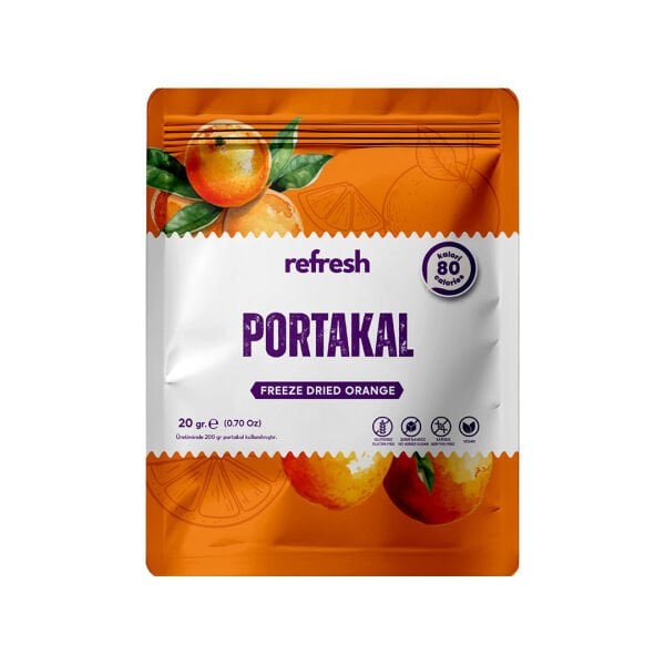 Freeze Dried Portakal 20 Gr